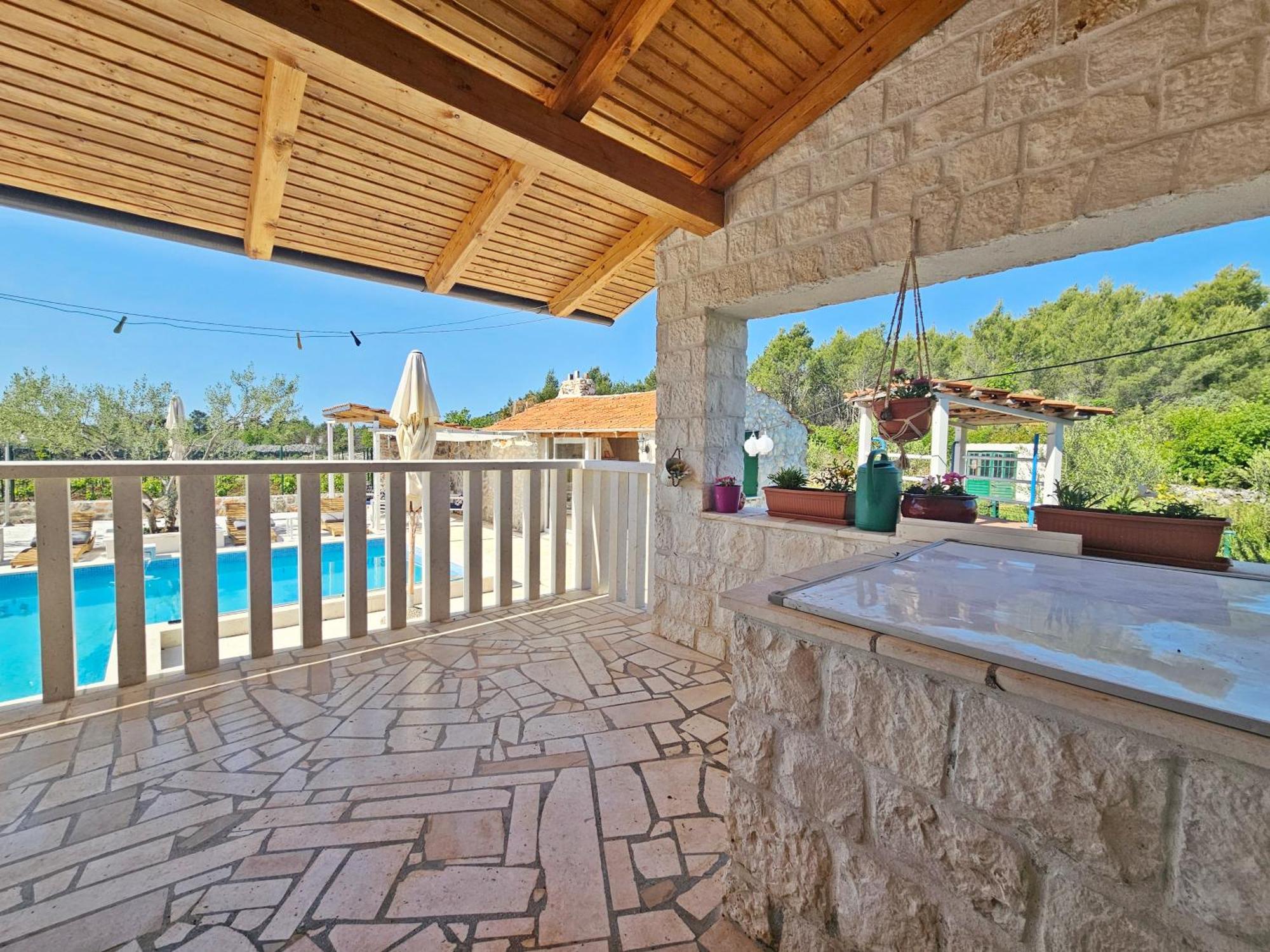 Flamingo - House With Private Pool Villa Gornji Seget Exterior photo